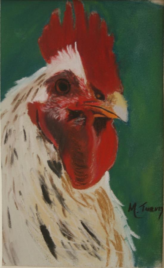Rooster Pastel by Michele Turney