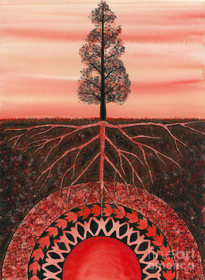 Root Chakra Painting by Catherine G McElroy