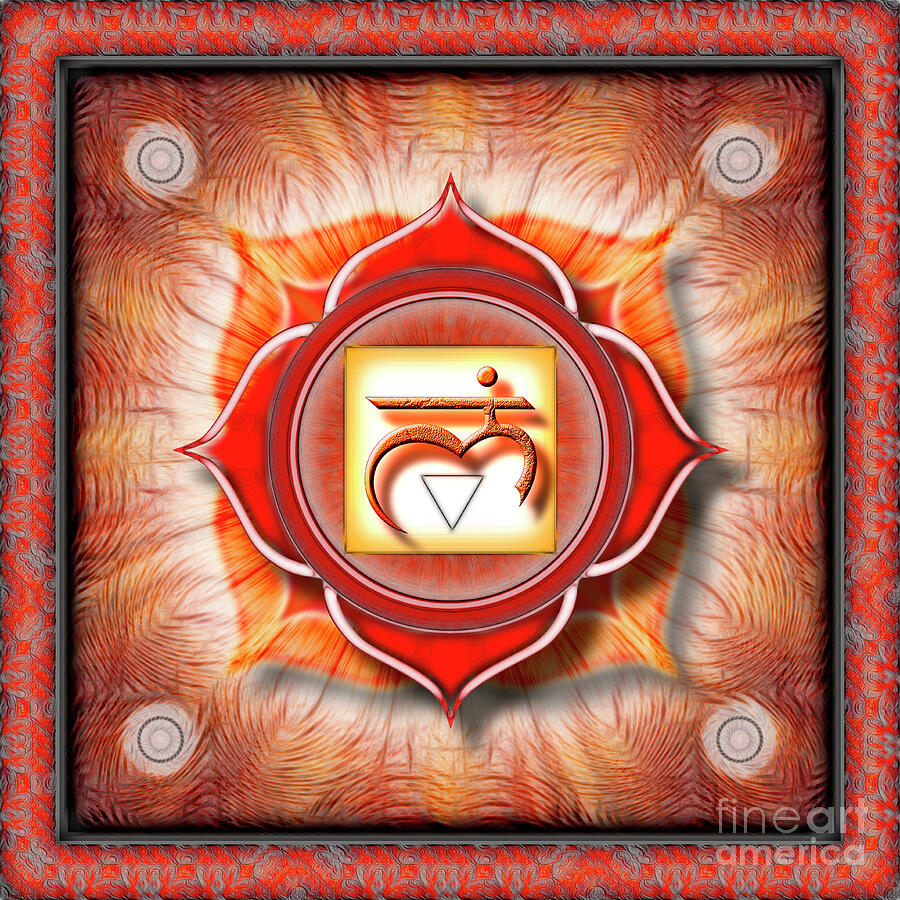 Root Chakra - Series 1 Digital Art by Dirk Czarnota