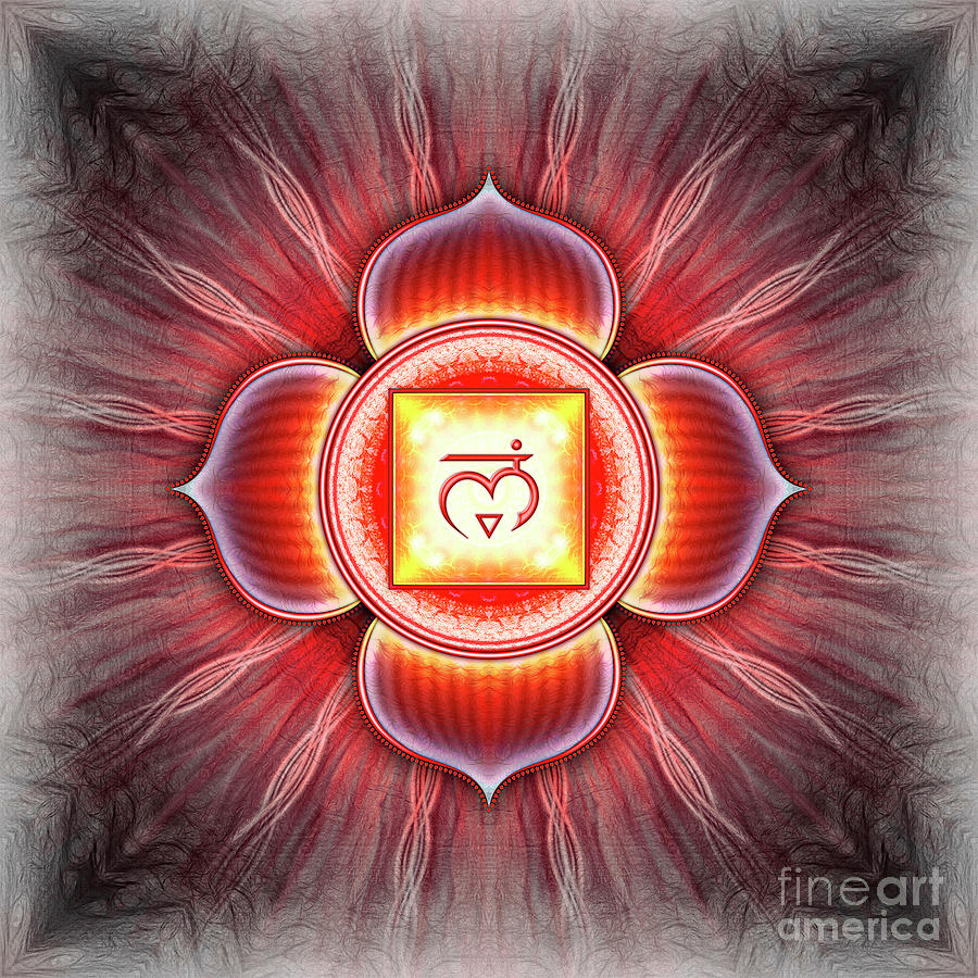 Root Chakra - Series 4 Digital Art by Dirk Czarnota