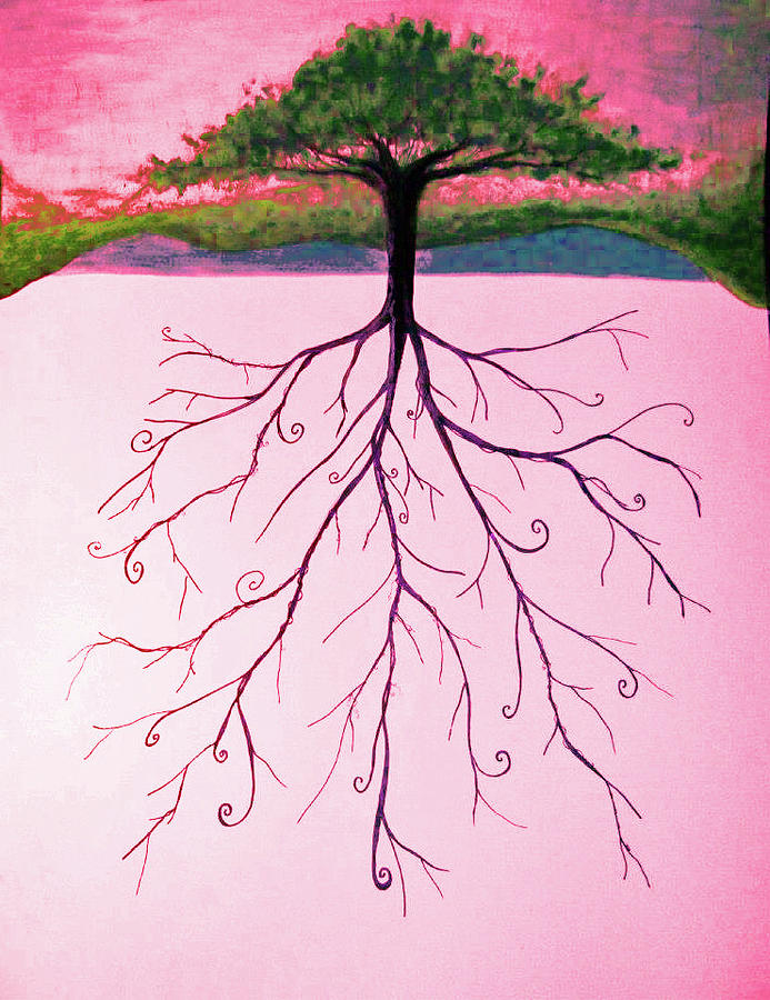 tree roots art