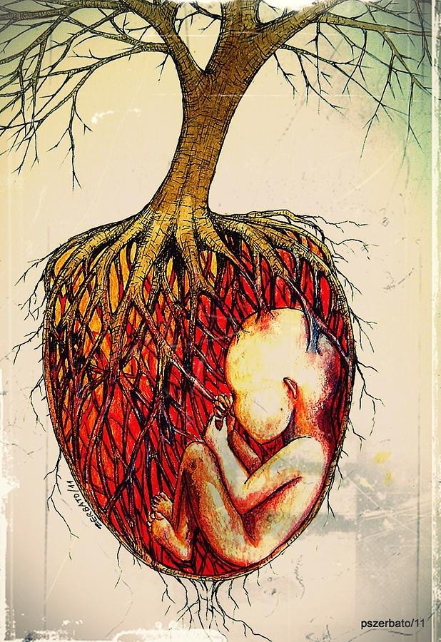 Roots Of Mother Nature Digital Art by Paulo Zerbato