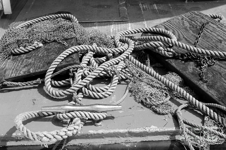 Rope and Net Photograph by Robert Wilder Jr