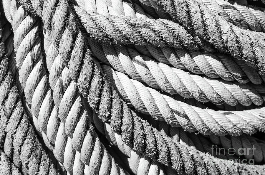 Rope Coil Photograph by Michelle Meenawong