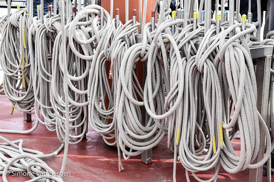 Rope Everywhere Photograph by Simone Van Bergen - Fine Art America