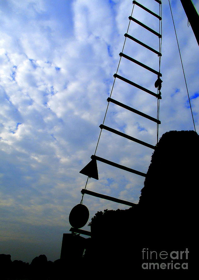 Rope Ladder 1 Photograph by Randall Weidner