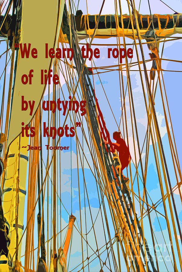 We Painting - Rope Of Life by Jost Houk We Painting - Rope Of Life by Jost Houk