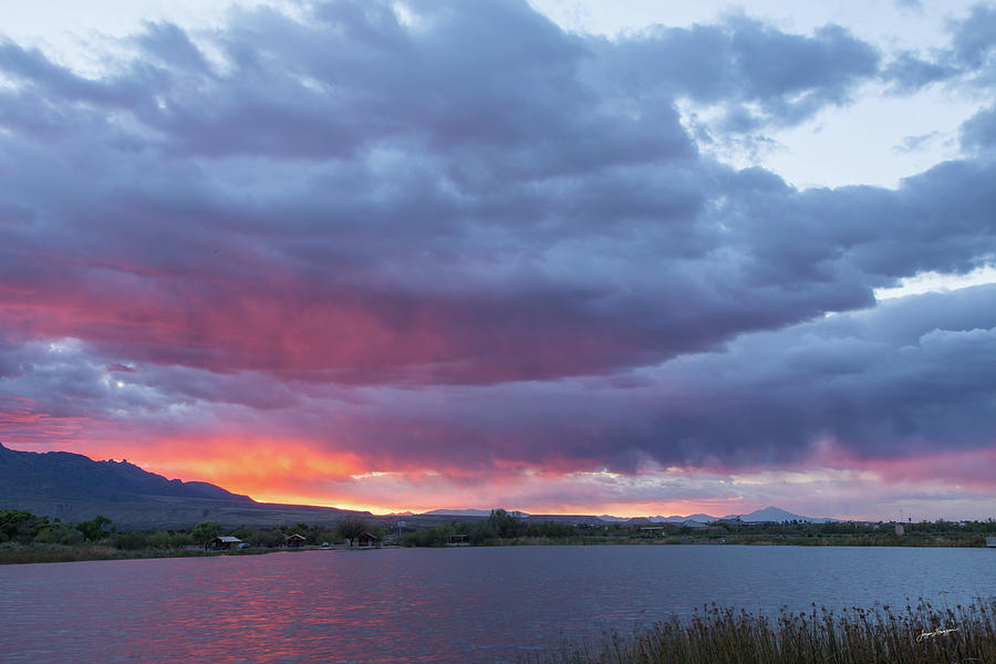 Roper Lake Sunset Photograph by Jurgen Lorenzen