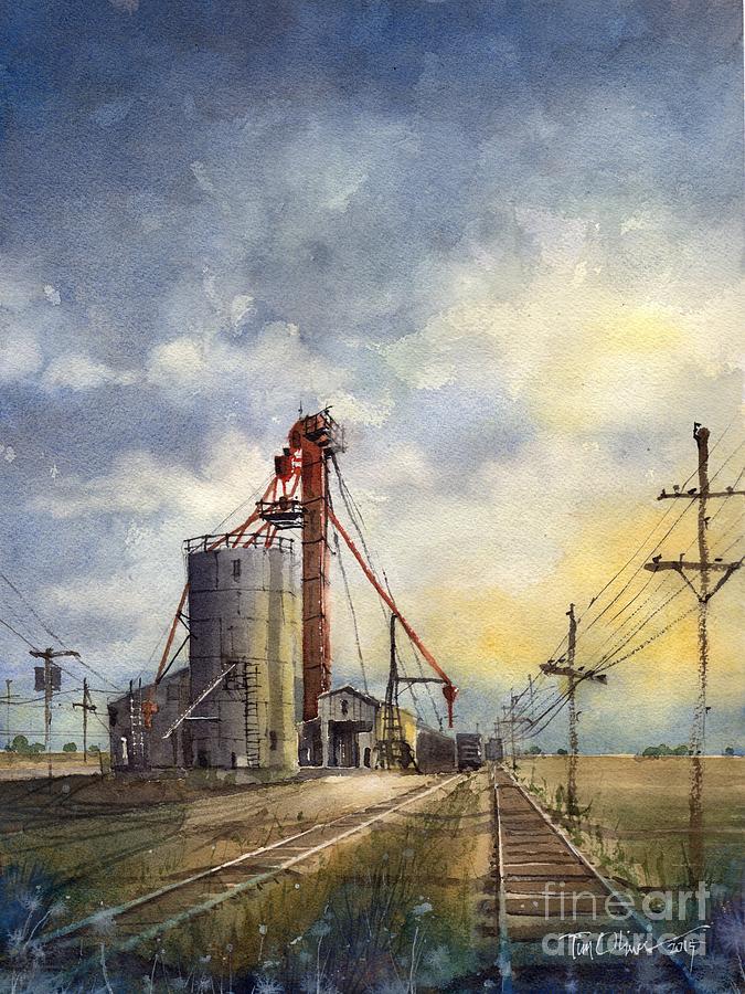 Texas Painting - Ropes Grain by Tim Oliver
