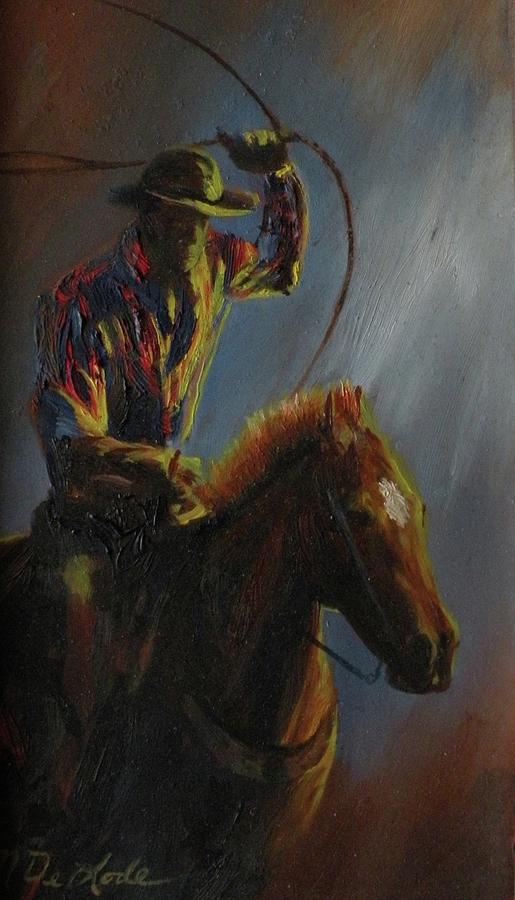 Roping the Wind Painting by Mia DeLode