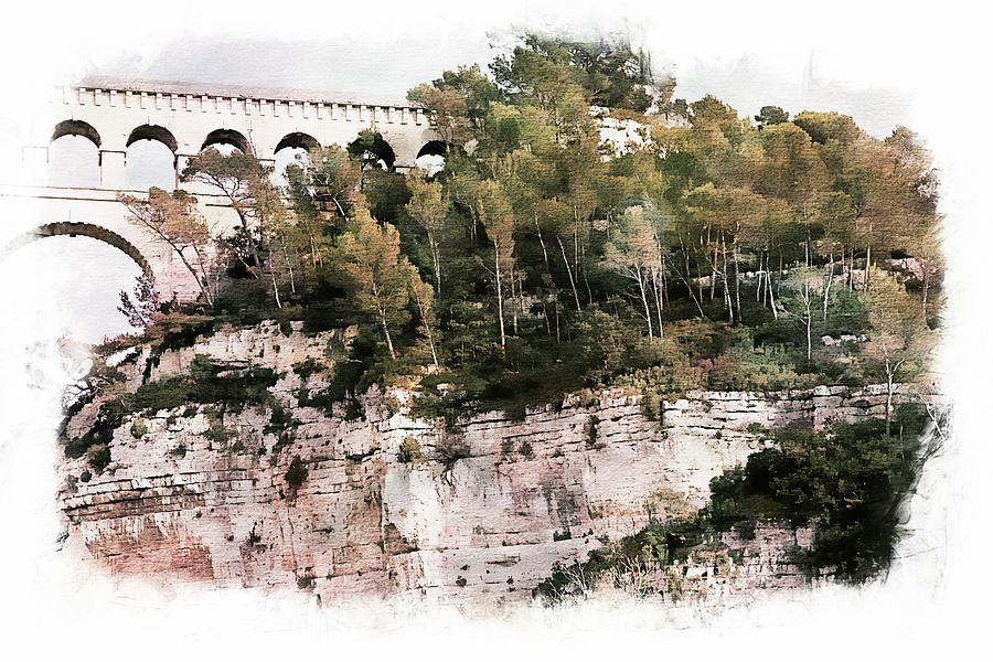 Roquefavour Aqueduct Photograph by Hugh Smith