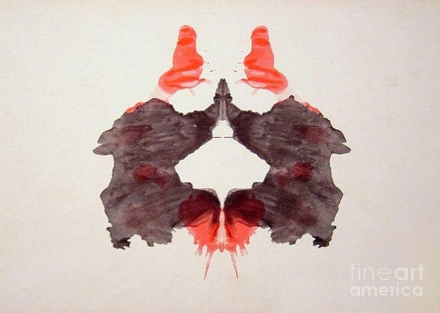 Rorschach Test Card No. 2 Photograph by Science Source