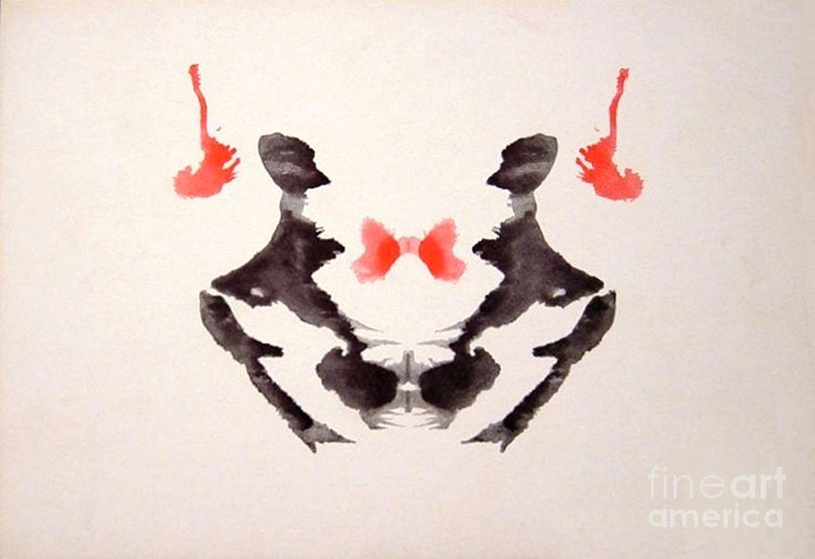 Abstract Photograph - Rorschach Test Card No. 3 by Science Source