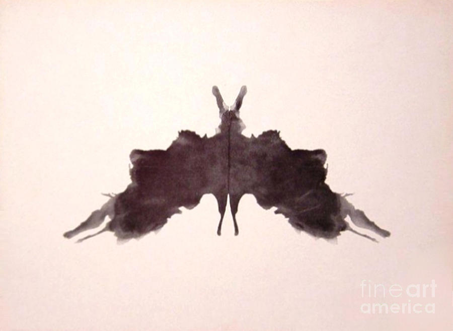 Rorschach Test Card No. 5 Photograph by Science Source