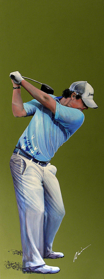 Rory Mcilroy Painting - Rory Mcilroy Open Champion by Mark Robinson Rory Mcilroy Painting - Rory Mcilroy Open Champion by Mark Robinson