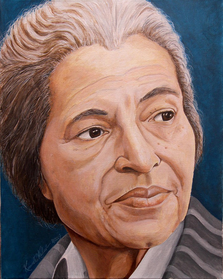 Rosa Park Painting by Kenneth Kelsoe