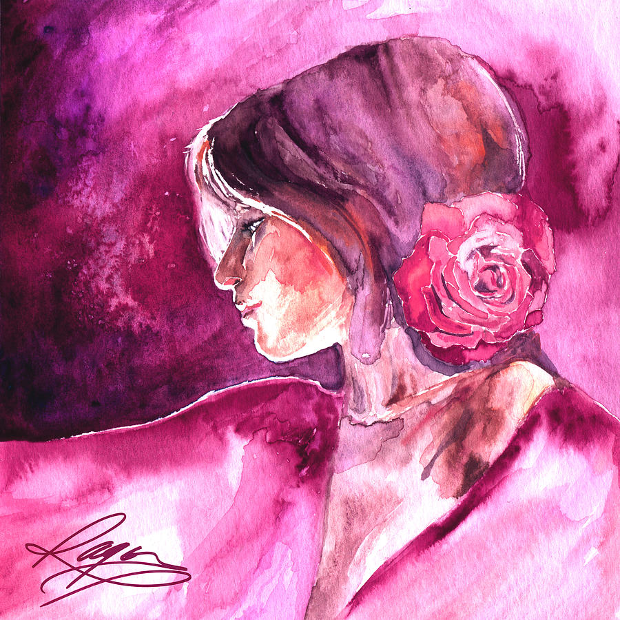 Rosa Painting by Ragen Mendenhall