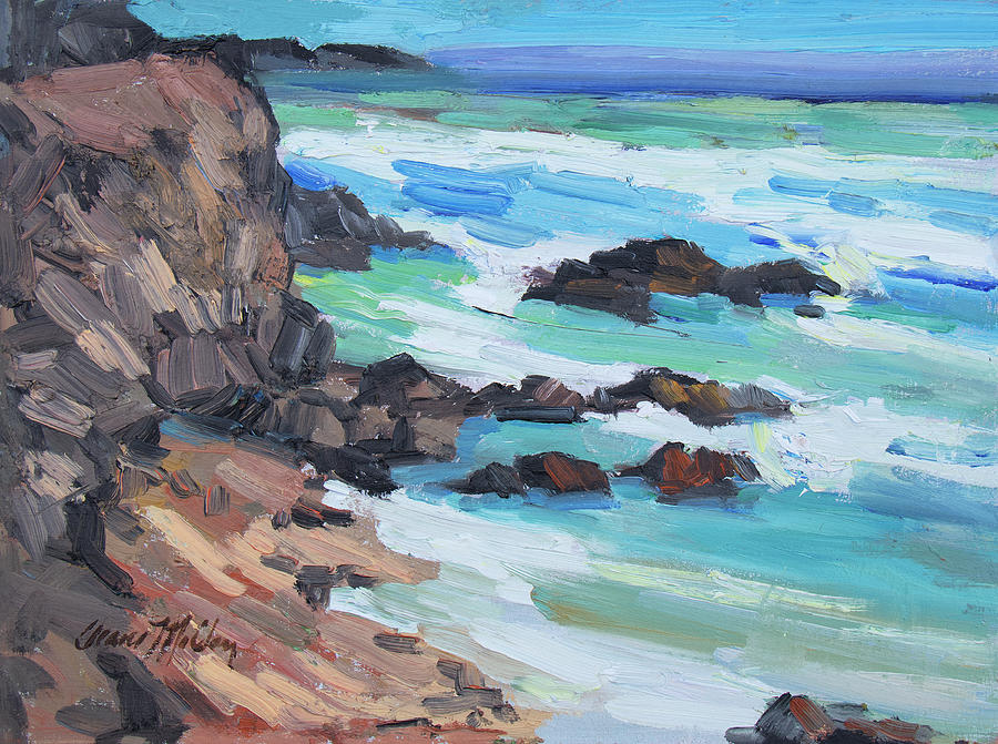 Rosarito Beach Baja Painting by Diane McClary