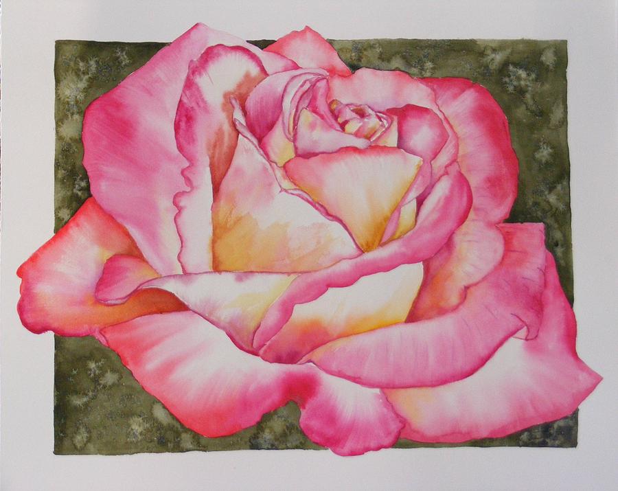 Rose 4 Painting by Diane Ziemski