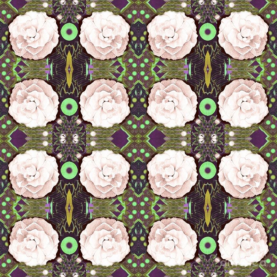 Rose Arrangement In Soft Pink Digital Art by Helena Tiainen