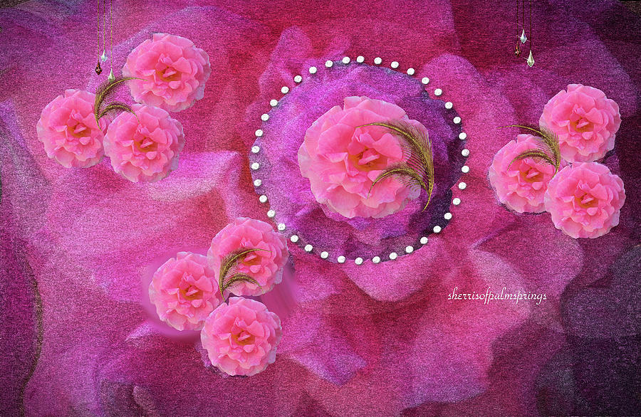 Holy Spirit Digital Art - Rose Art A Rose Is Given With Love by Sherris - Of Palm Springs Holy Spirit Digital Art - Rose Art A Rose Is Given With Love by Sherris - Of Palm Springs