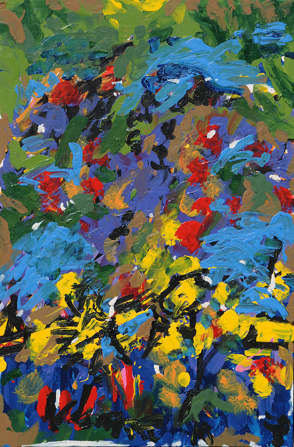 Paintings Painting - Rose B. Bush by Wayne Salvatore Paintings Painting - Rose B. Bush by Wayne Salvatore