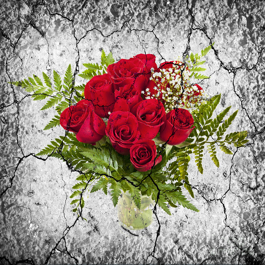 Rose bouquet Photograph by Elena Elisseeva