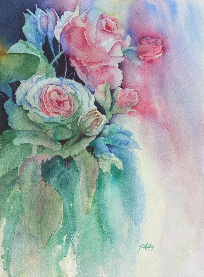 Rose Painting - Rose Bouquet by Judy Raley