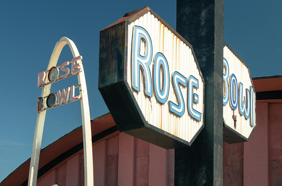 Architecture Photograph - Rose Bowl Tulsa - Icon of Route 66 by Gregory Ballos