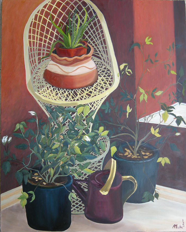 Still Life Painting - Rose buds by Antoaneta Melnikova- Hillman Still Life Painting - Rose buds by Antoaneta Melnikova- Hillman