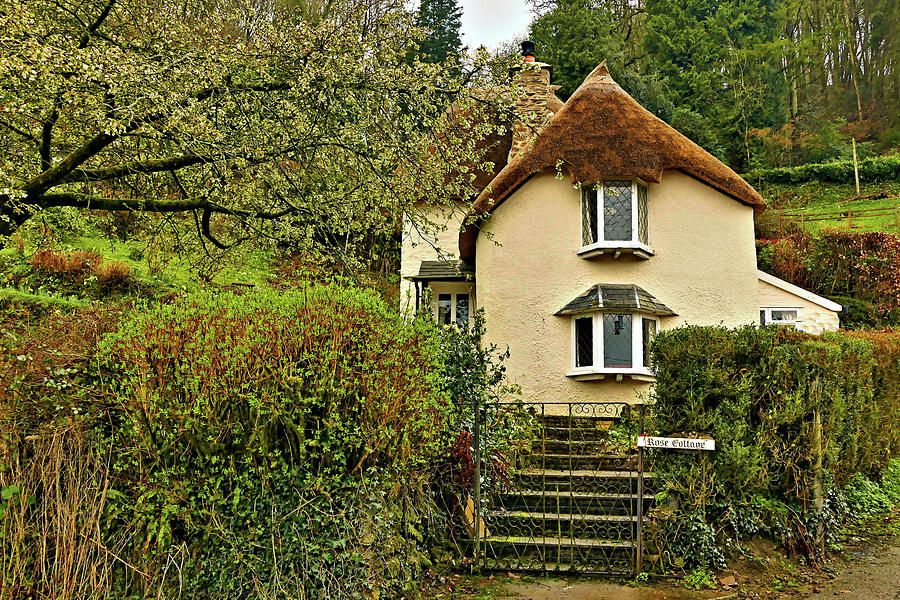 Rose Cottage Photograph by Richard Denyer