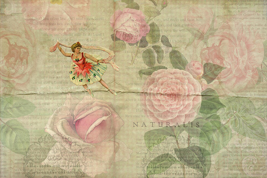 Rose Dancer Digital Art by Peggy Collins