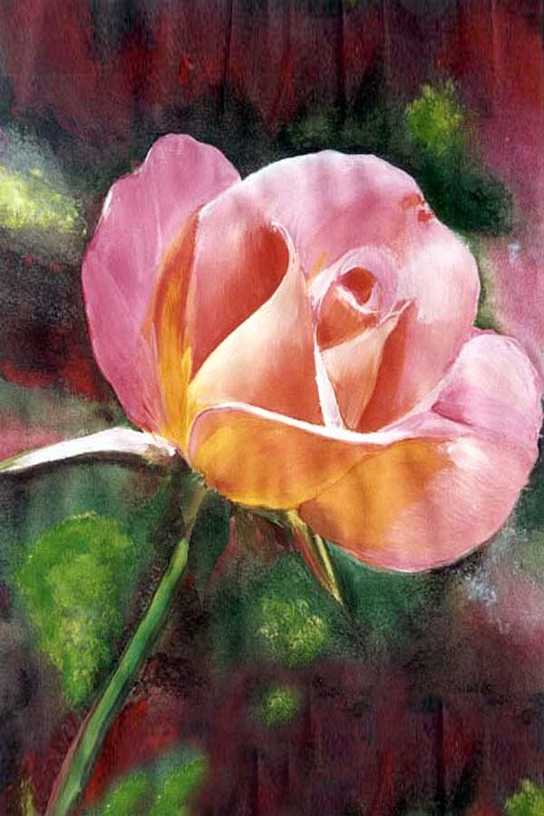 Rose Painting by Dipali Shah