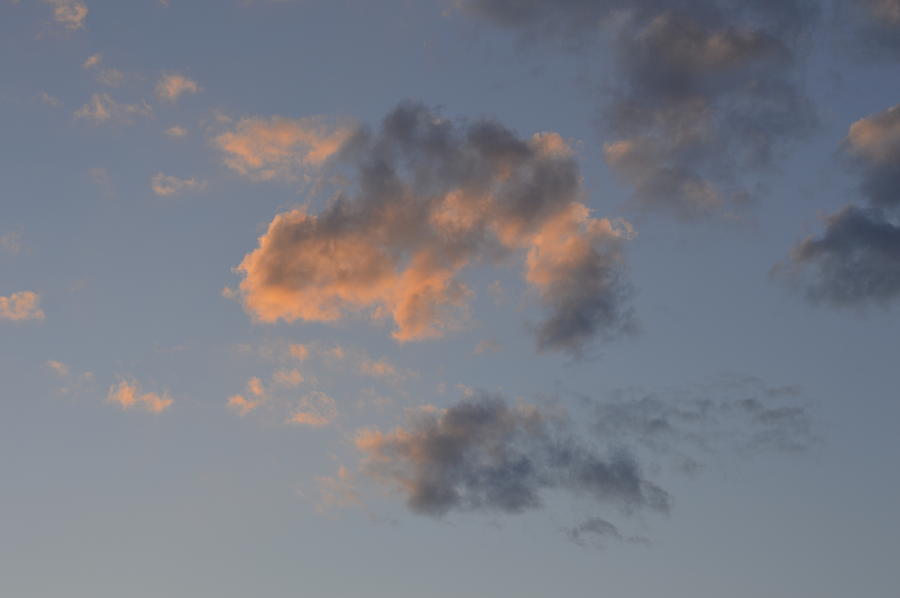 Rose gold clouds Photograph by Deborah Weinhart | Pixels