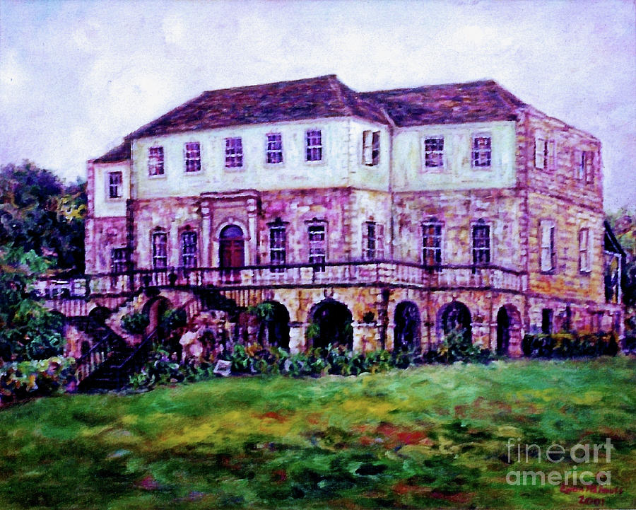 Rose Hall Great House Painting by Ewan McAnuff