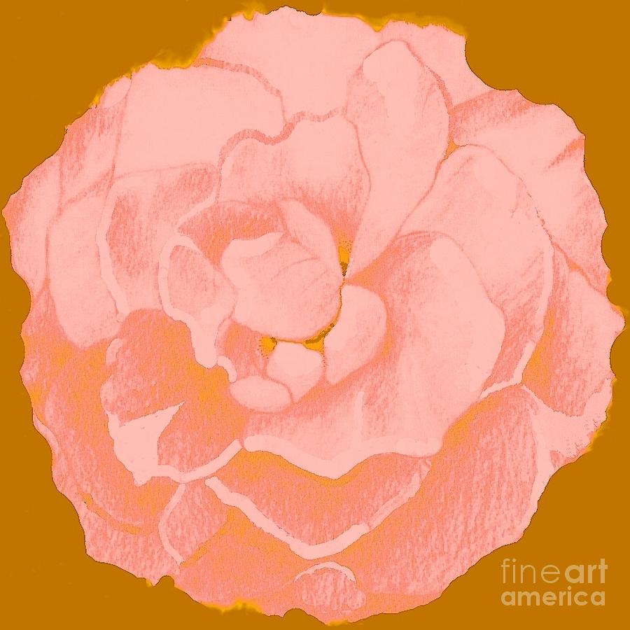 Rose In Soft Pink Digital Art by Helena Tiainen