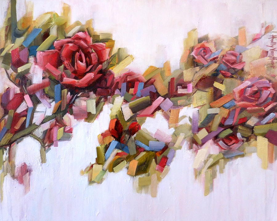 Rose Jamboree Painting by Holly Van Hart