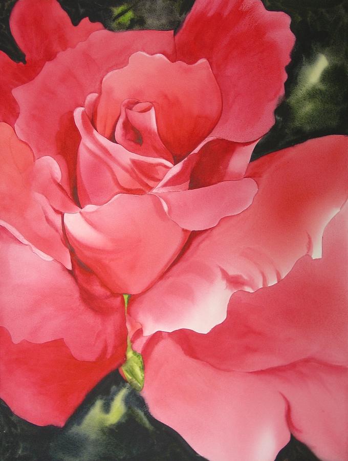 Rose Painting by Marlene Gremillion