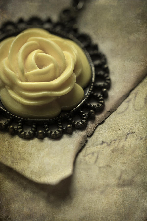 Rose pendant Photograph by Jaroslaw Blaminsky