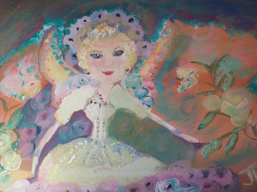 Rose Queen Painting by Judith Desrosiers