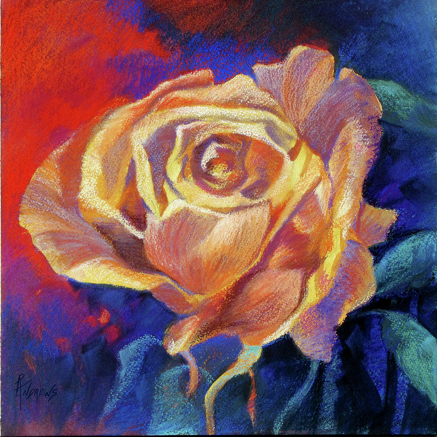 Rose Painting by Rae Andrews