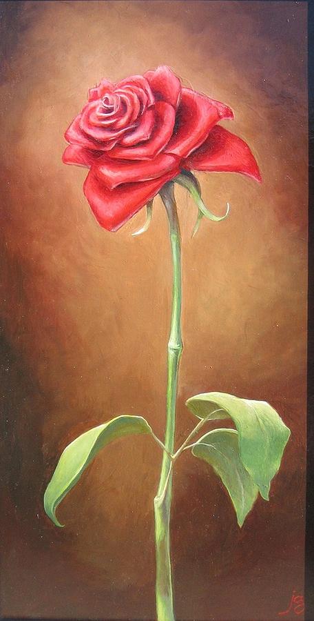 Rose Study no.2 Painting by Joshua Grabowski - Fine Art America