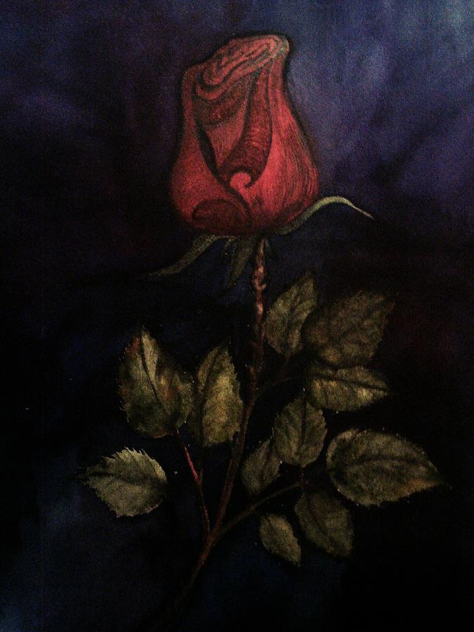 Rose Painting by Susan Nielsen