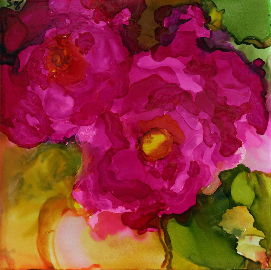 Rose to the Occation Painting by Jo Smoley