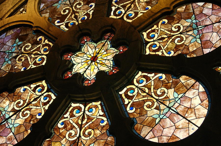 Rose Window I Photograph by Beth Collins