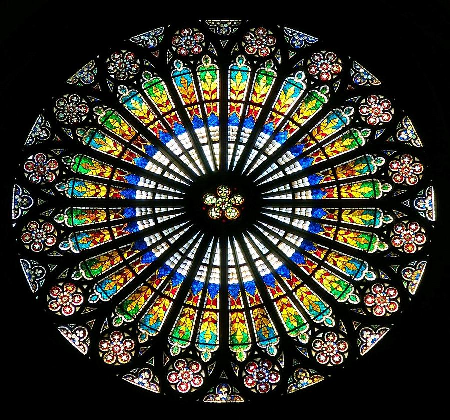 Rose Window -- Strasbourg Cathedral Photograph by Betty Buller Whitehead