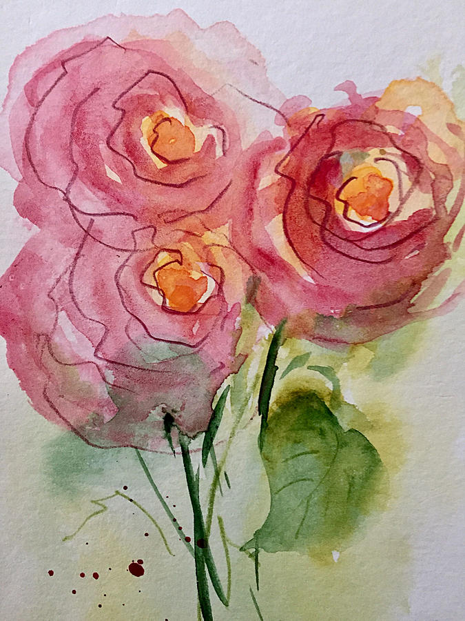 Rosen Garden Painting by Britta Zehm