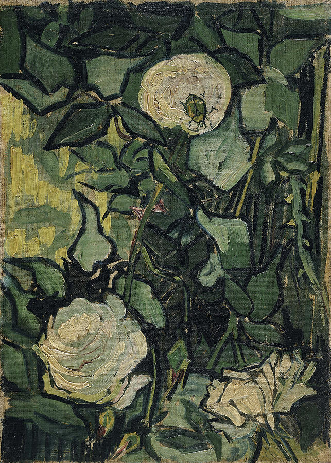  Roses-01 Painting by Vincent van Gogh