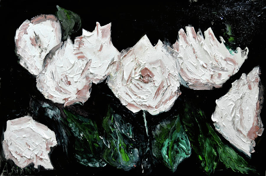 Roses Painting by Anand Swaroop Manchiraju