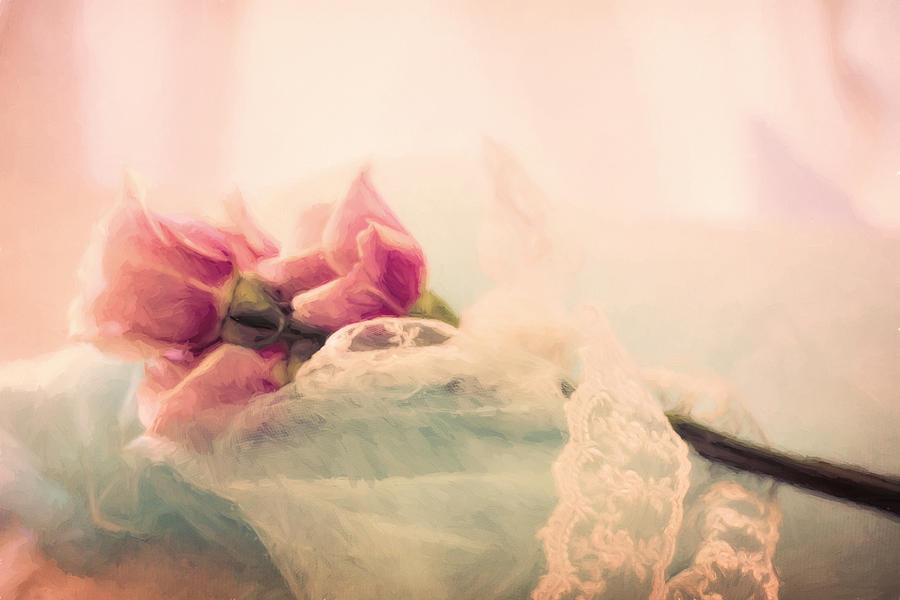 Roses And Lace Photograph